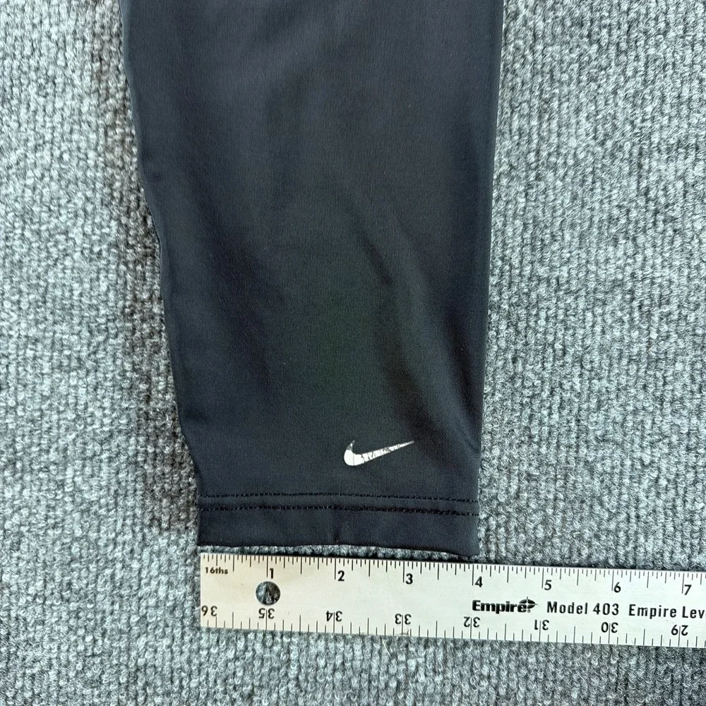Nike Team Black Compression Leggings Seamless Athletic Tights Large L(12-14) Run